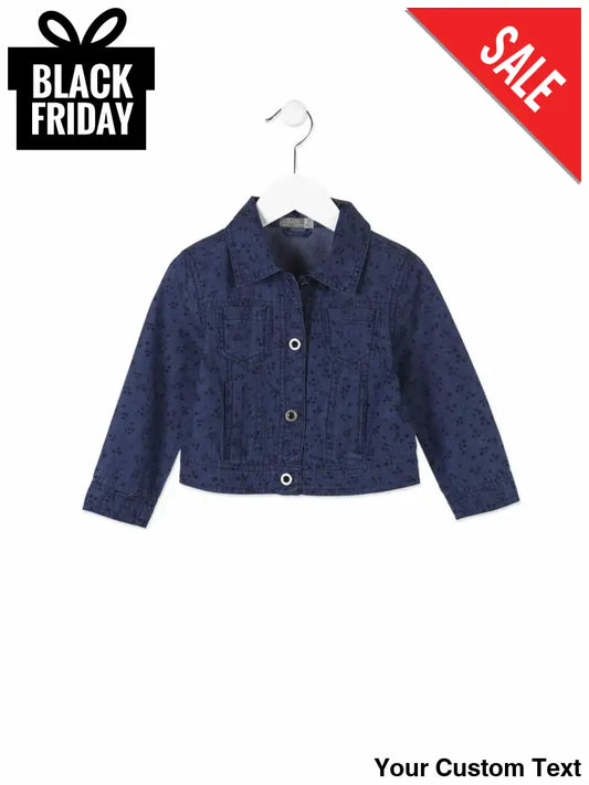 Camisa Manga Larga Estampada Para Niña Indigo