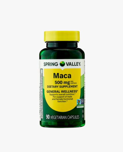Maca 500 mg suplemento de Spring Valley