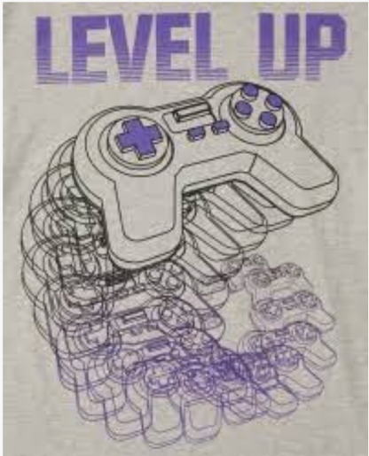 Camiseta estampada Gamer Gris marca Childrens Place