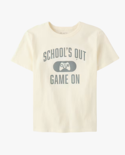 Camiseta estampada Game On marca Childrens Place