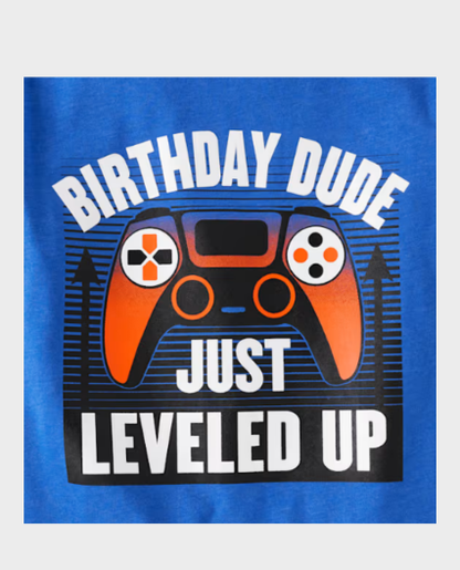 Camiseta estampada Gamer para niños azul Childrens Place