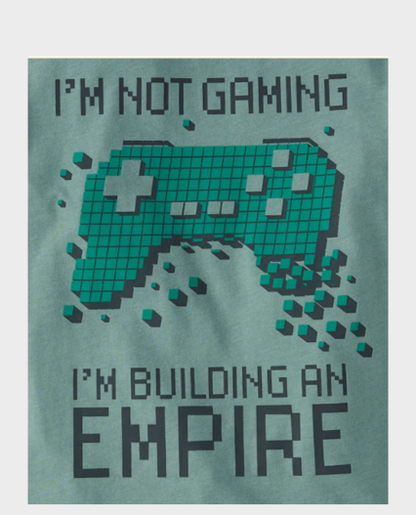 Camiseta estampada Gamer verde marca Childrens Place