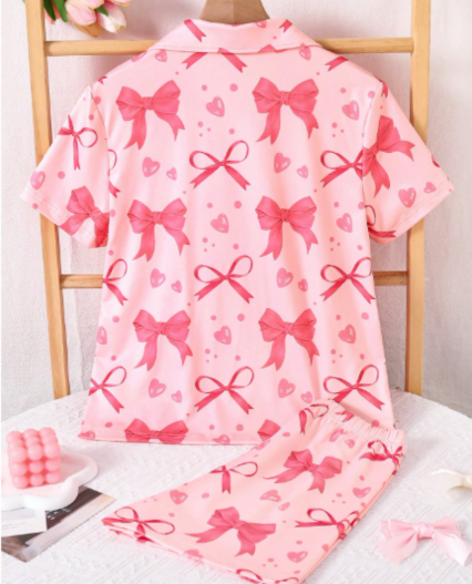 pijama short niña rosa buy4me