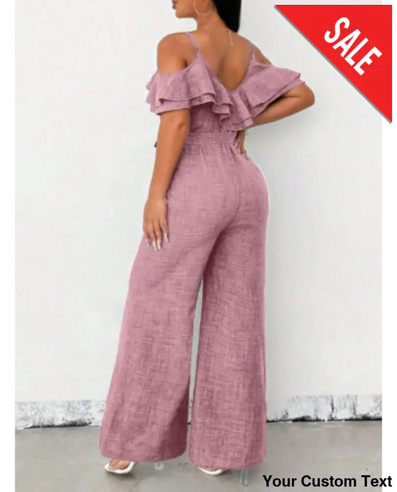 Enterizo unicolor para mujer con boleros L Enterizo