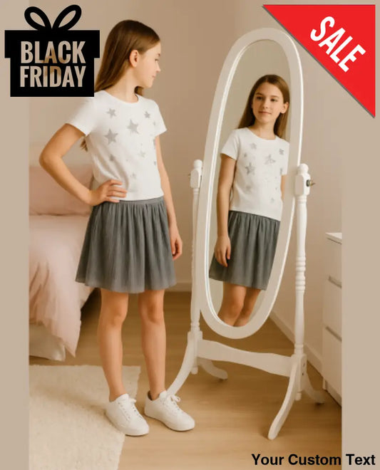 Falda plateada con brillo para Niña marca Losan 16 Falda