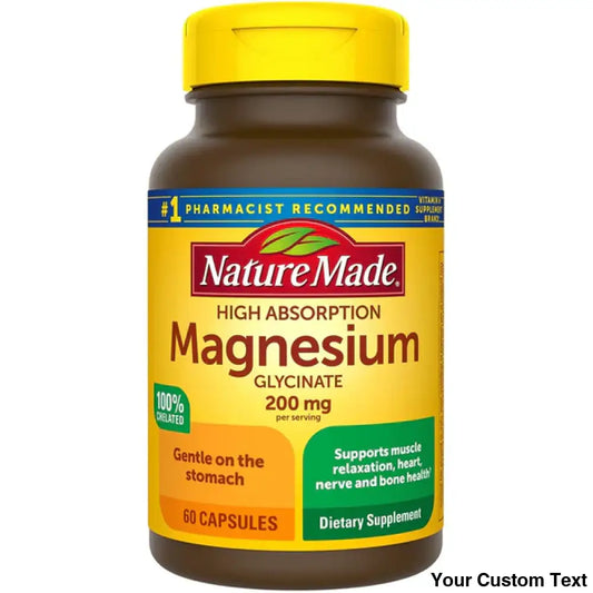 Glycinato De Magnesio Marca Nature Made Suplementos Y Vitaminas