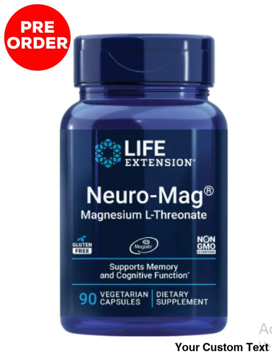 L-threonato de Magnesio marca Life Extension x 90 Pastillas 90 Capsulas Suplementos y Vitaminas