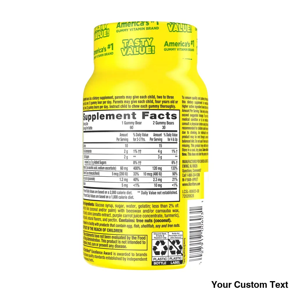 Líl Critters Gummies Inmune C X 60 Gum Suplementos Y Vitaminas
