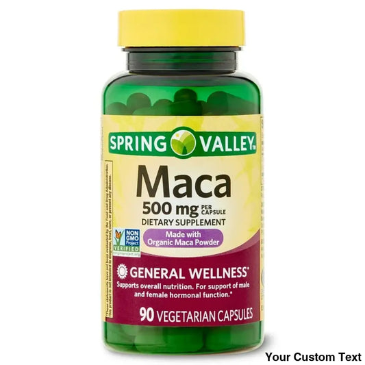 Maca 500 Mg Suplemento De Spring Valley Suplementos Y Vitaminas