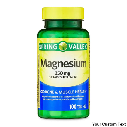 Magnesio 250 Mg Marca Spring Valley Suplementos Y Vitaminas