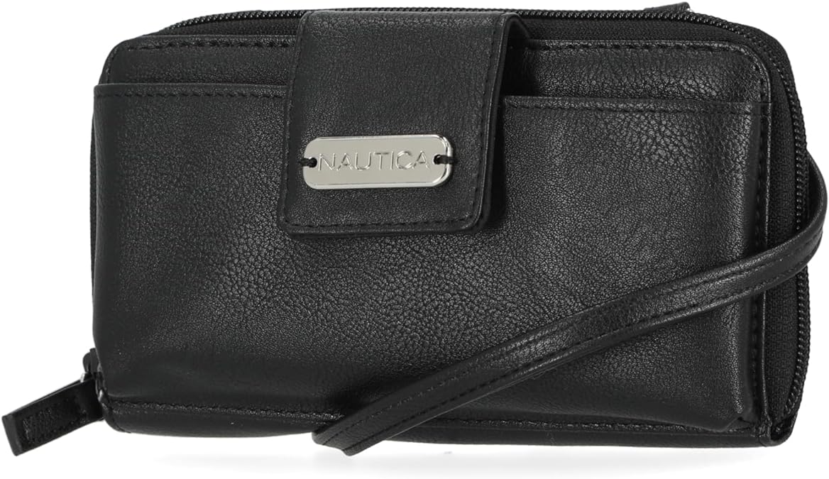Bolso cruzado para mujer con bloqueo RFID tipo billetera marca Nautica