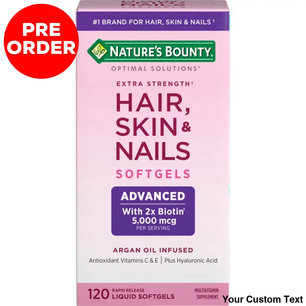Nature’s Bounty Optimal Solutions Advanced Hair Skin And Nail Suplementos Y Vitaminas