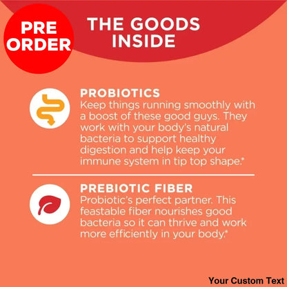 Olly Probiótico + Gomita De Fibra Prebiótica Suplemento Digestivo Salud Intestinal Suplementos Y
