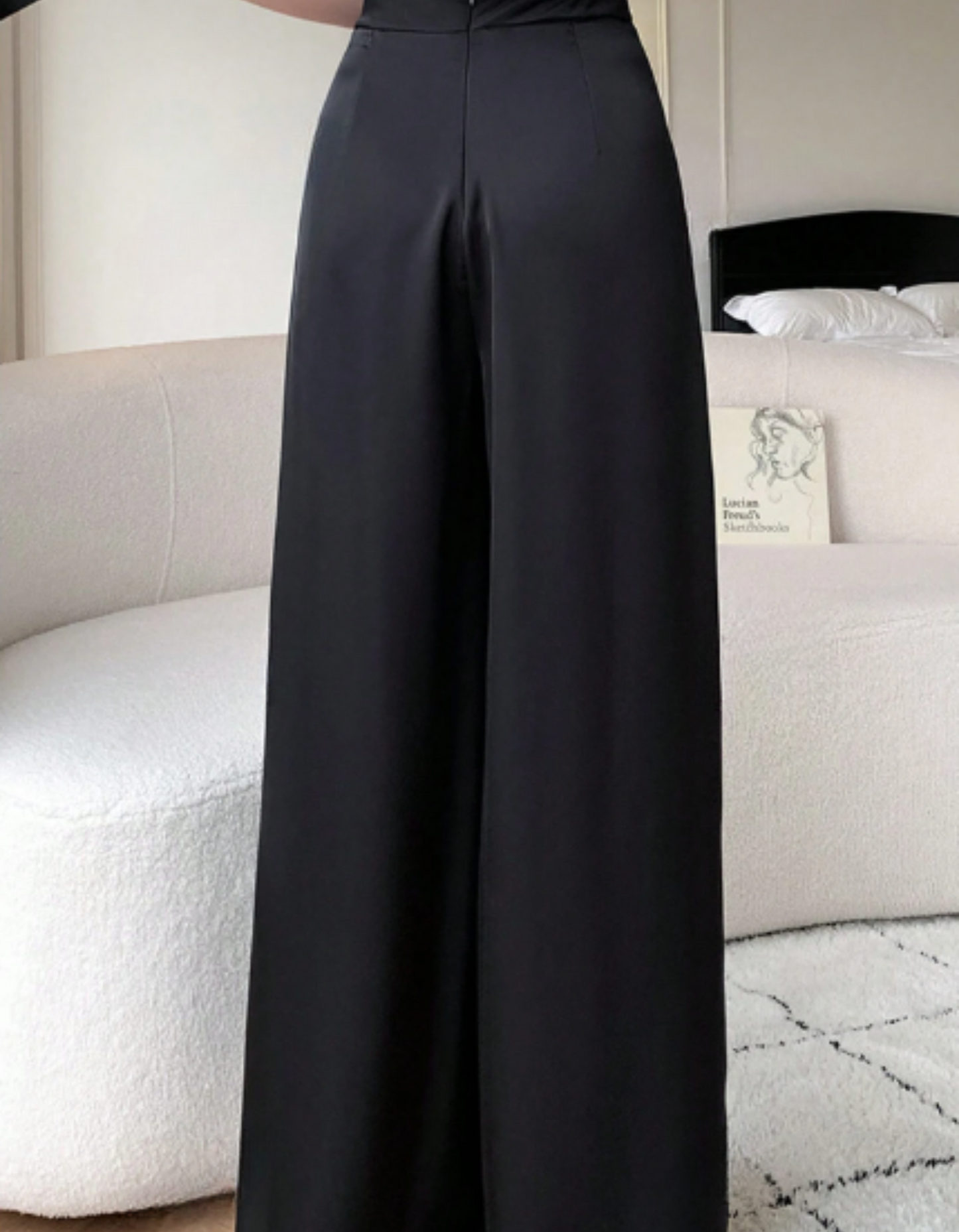 Pantalon Palazzo liso para mujer
