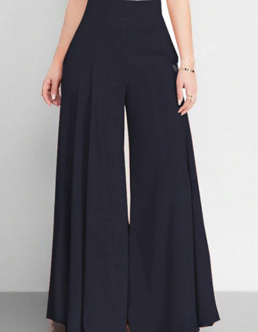 Pantalon Palazzo liso para mujer