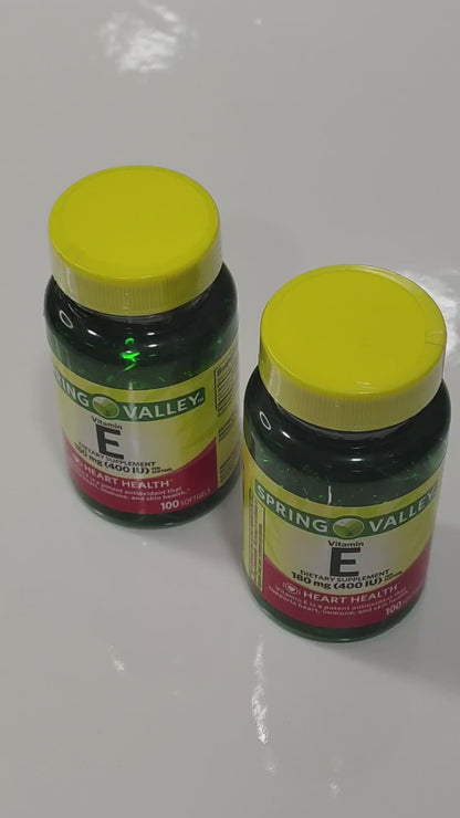 Vitamina E marca Spring Valley 400 IU