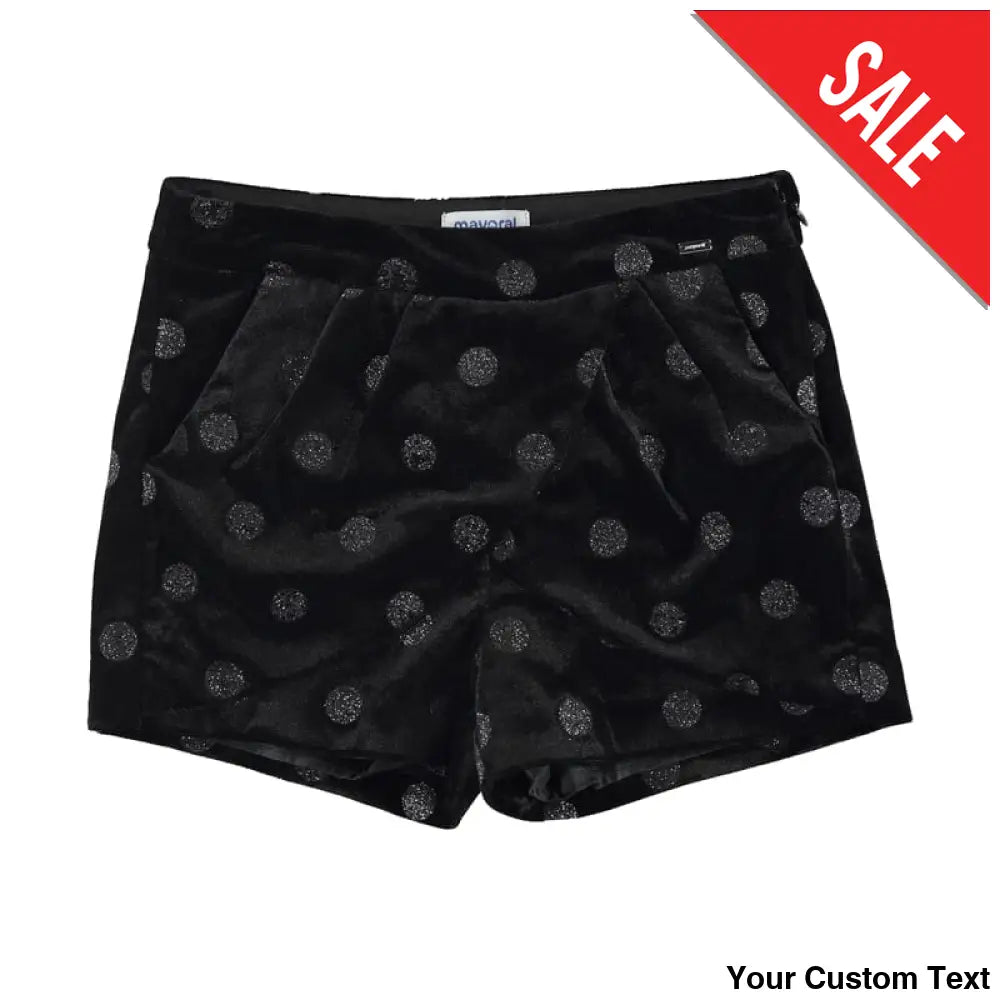 Short en Pana con detalles de brillo para jovencitas marca Mayoral 18 Short