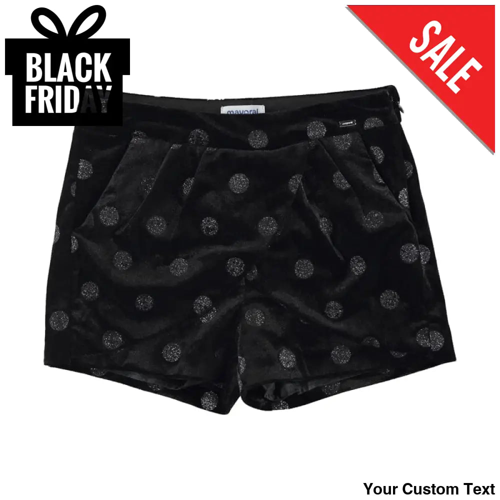 Short en Pana con detalles de brillo para jovencitas marca Mayoral 18 Short