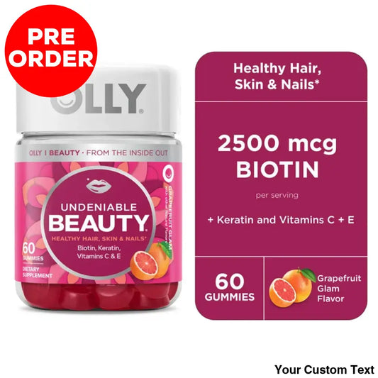 Undeniable Beauty Olly Gomitas Para El Cabello Piel Y Uñas Suplementos Vitaminas