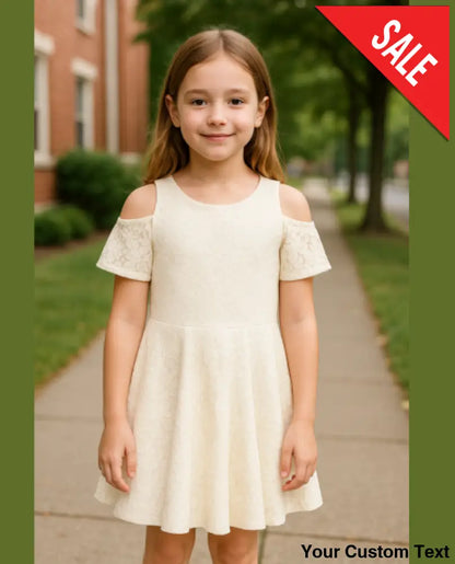 Vestido en encaje ocasion especial para niñas marca Mayoral Vestido