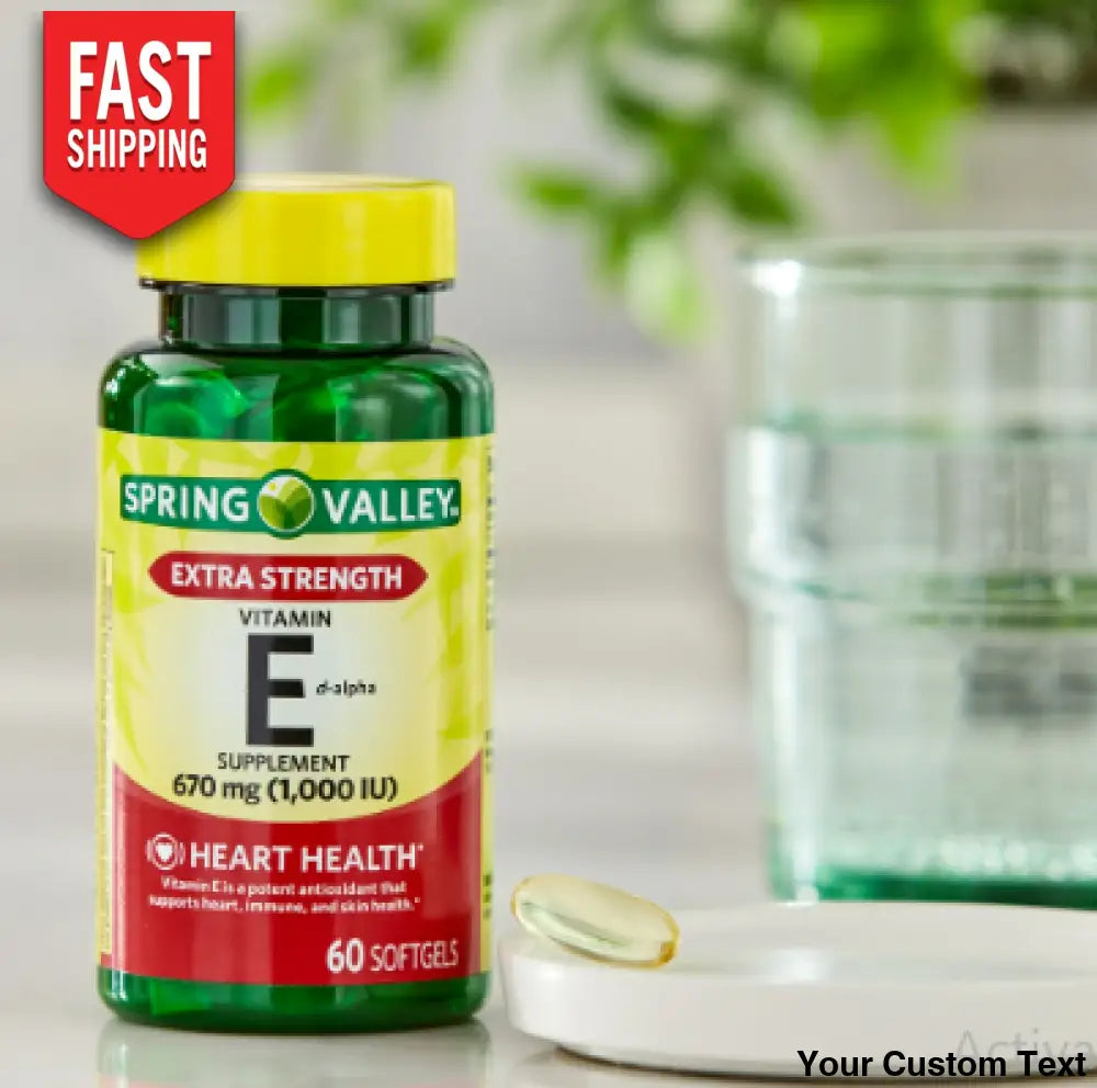Vitamina E 670 Mg (1000 Iu) Marca Spring Valley Suplementos Y Vitaminas