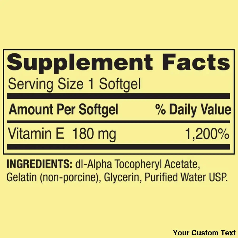 Vitamina E Marca Spring Valley 400 Iu Suplementos Y Vitaminas