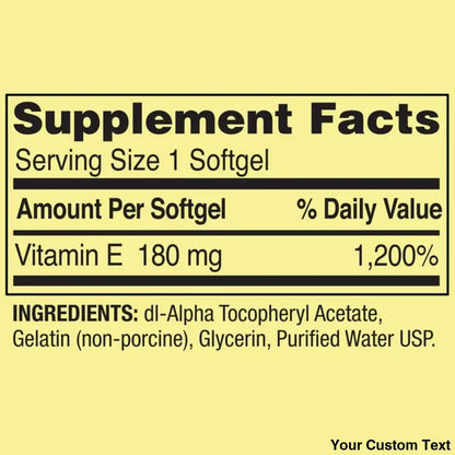 Vitamina E Marca Spring Valley 400 Iu Suplementos Y Vitaminas