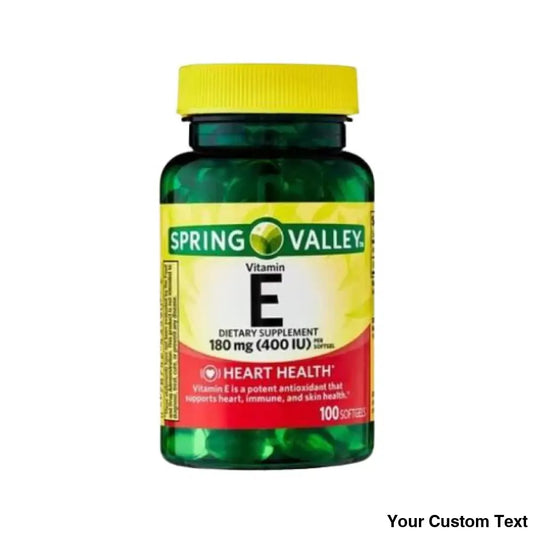 Vitamina E Marca Spring Valley 400 Iu Suplementos Y Vitaminas