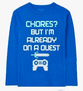 Buzo Niño Gamer color gris marca childrens place