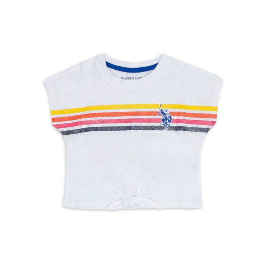 Camiseta Niña estampado rayas marca U.S polo assn