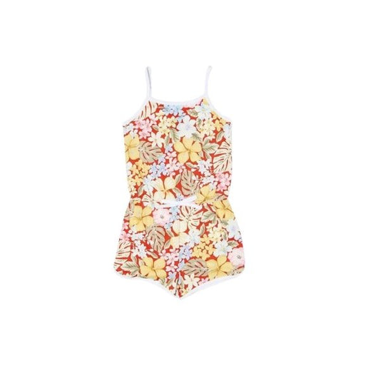Enterizo de flores short
